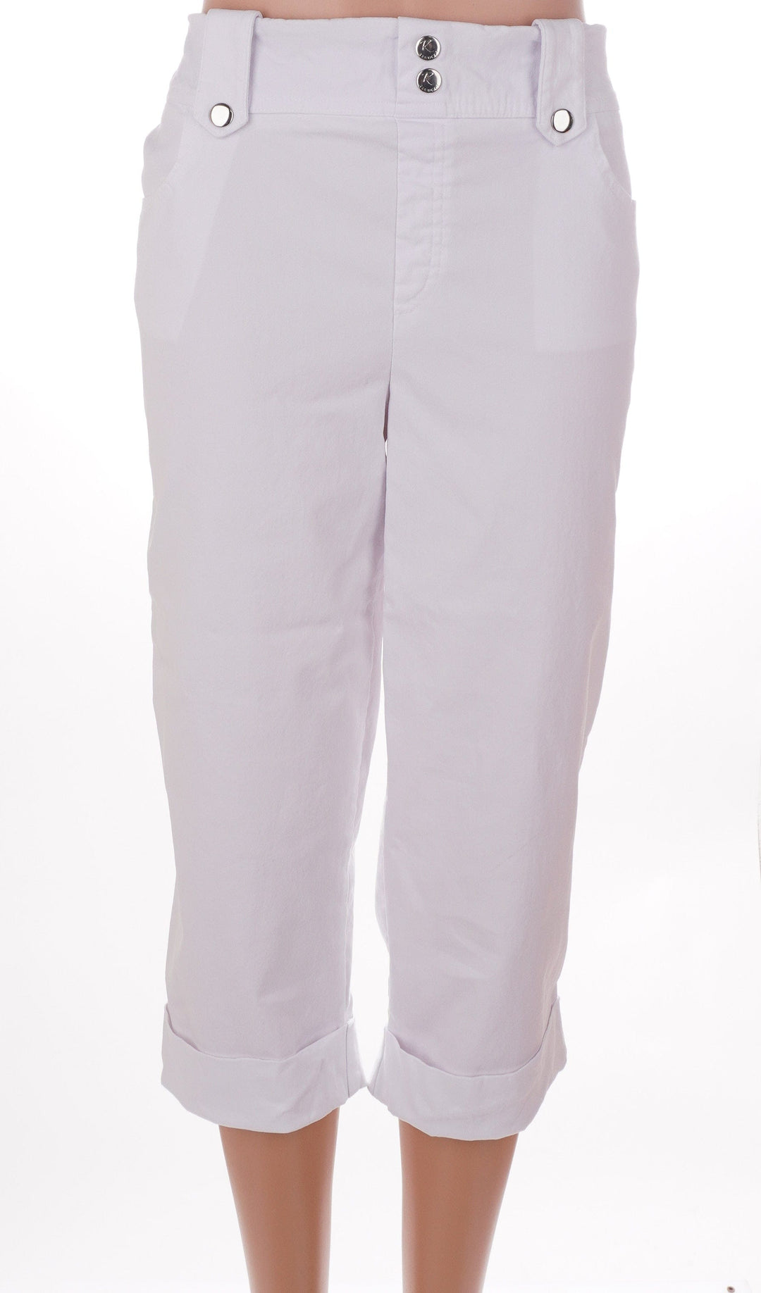 Rekucci Jeans White / 14 / Consigned Rekucci Capris - White - Size 14