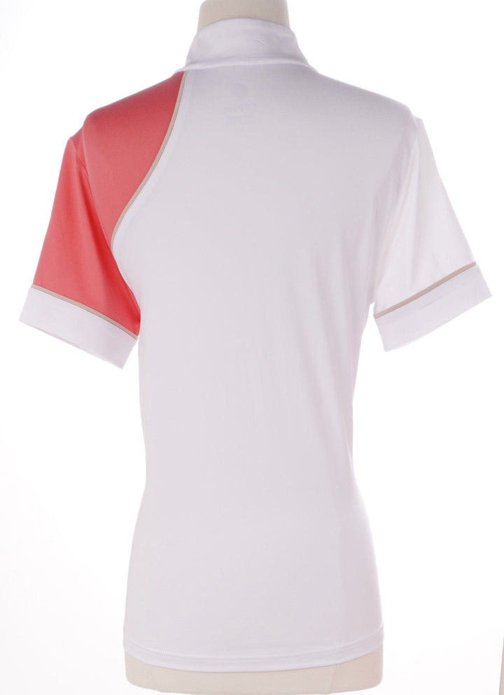 Skorzie Medium / White/Pink GGBlue Short Sleeve Top Exclusive Product - White/Pink - Size Medium Apparel & Accessories