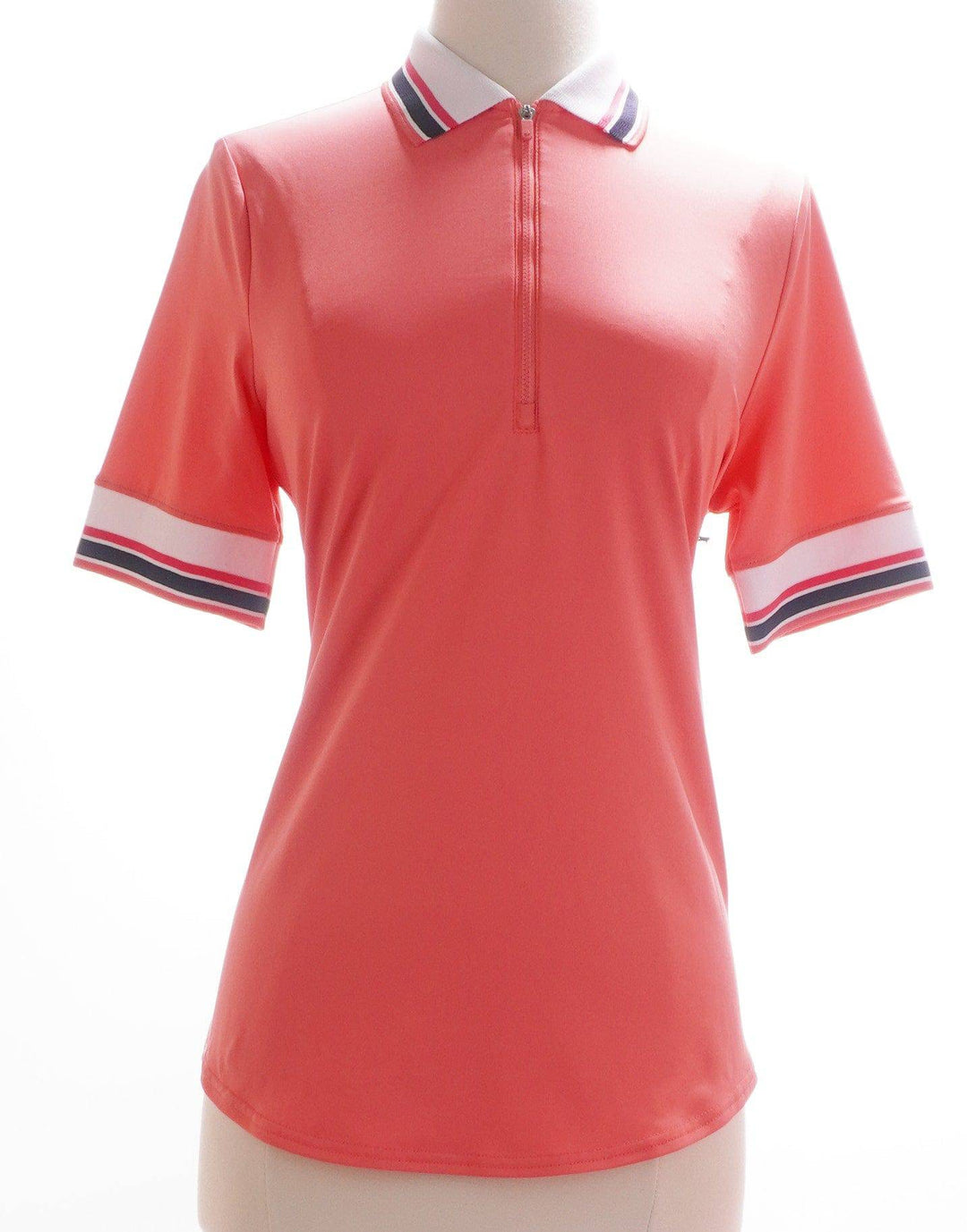 Skorzie Small / Coral Jofit 1/2 Sleeve Top Exclusive Product - Coral Polo - Size Small Apparel & Accessories