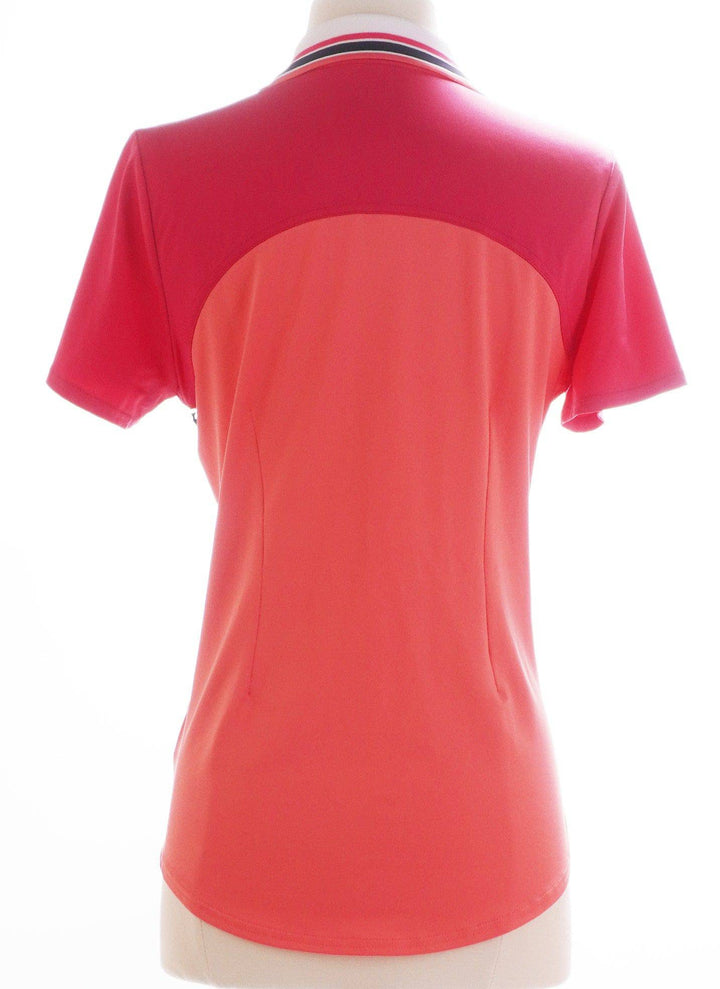 Skorzie Small / Pink Jofit Short Sleeve Top Exclusive Product -  Vera Polo Coral / Hibiscus- Size Small Apparel & Accessories