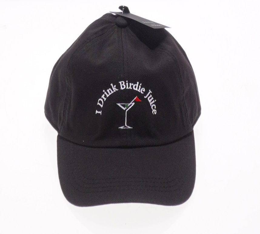 Skorzie Black I Drink Birdie Juice Ponytail Cap