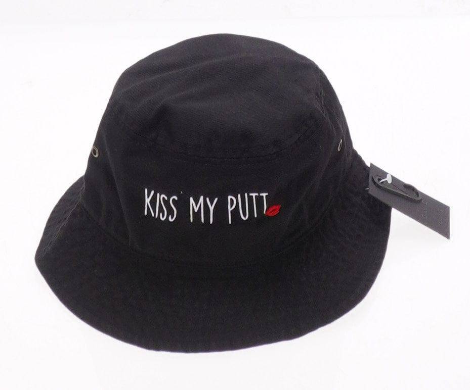 Skorzie Black Kiss My Putt Bucket Hat