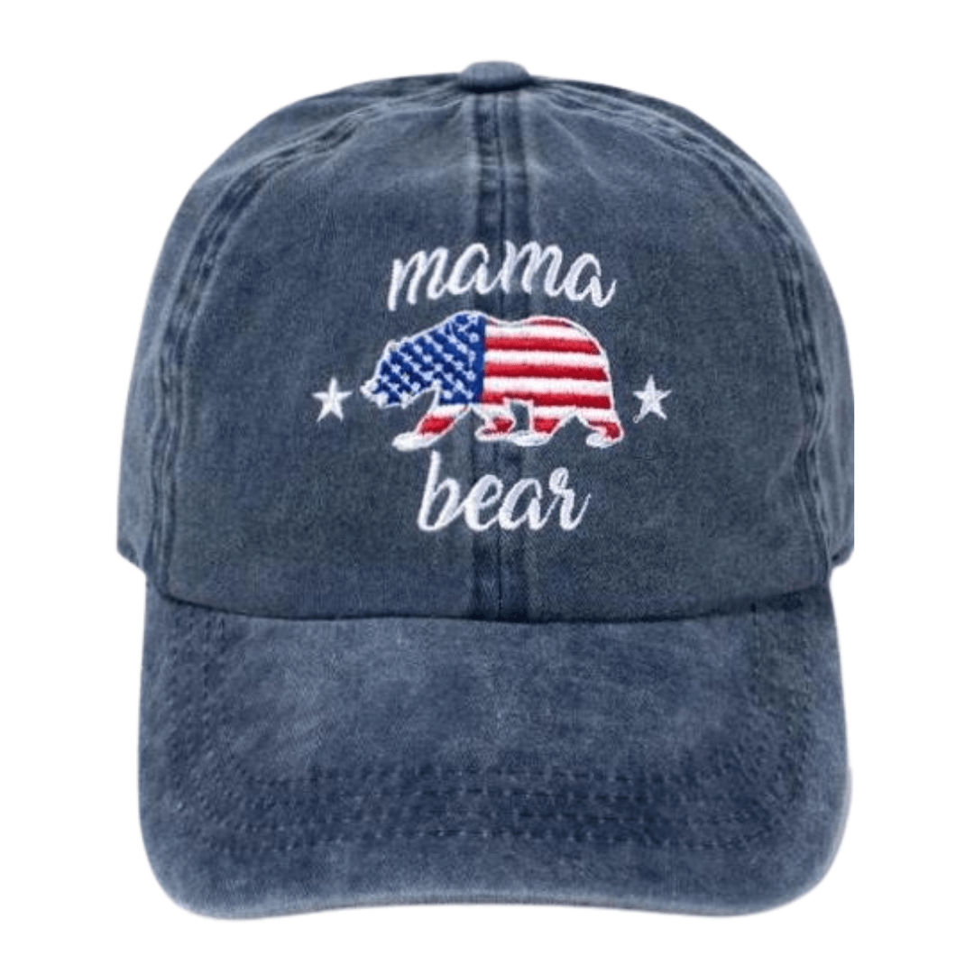 Skorzie Blue Mama Bear Hat Hats