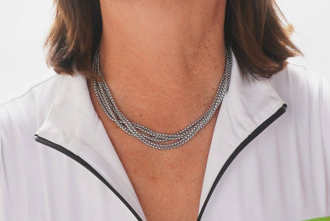 Skorzie Multi-Chain Golf Necklace Necklaces