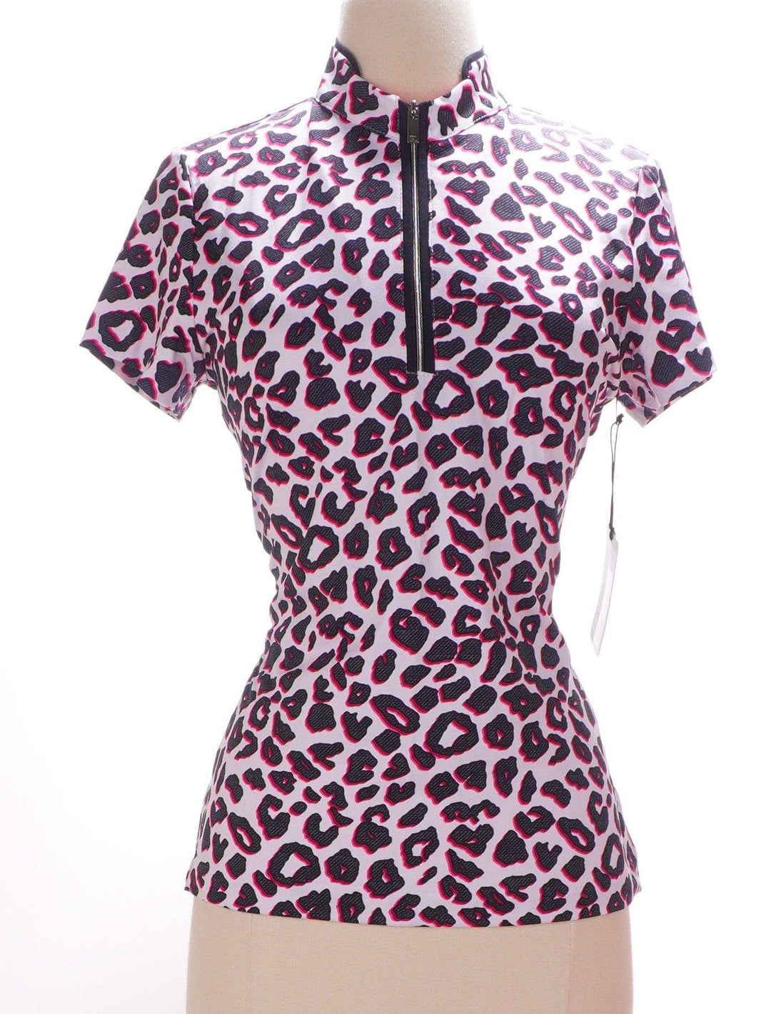 Tail Animal Print / Small Tail  Short Sleeve Top - Joli Cheetah - Size Small
