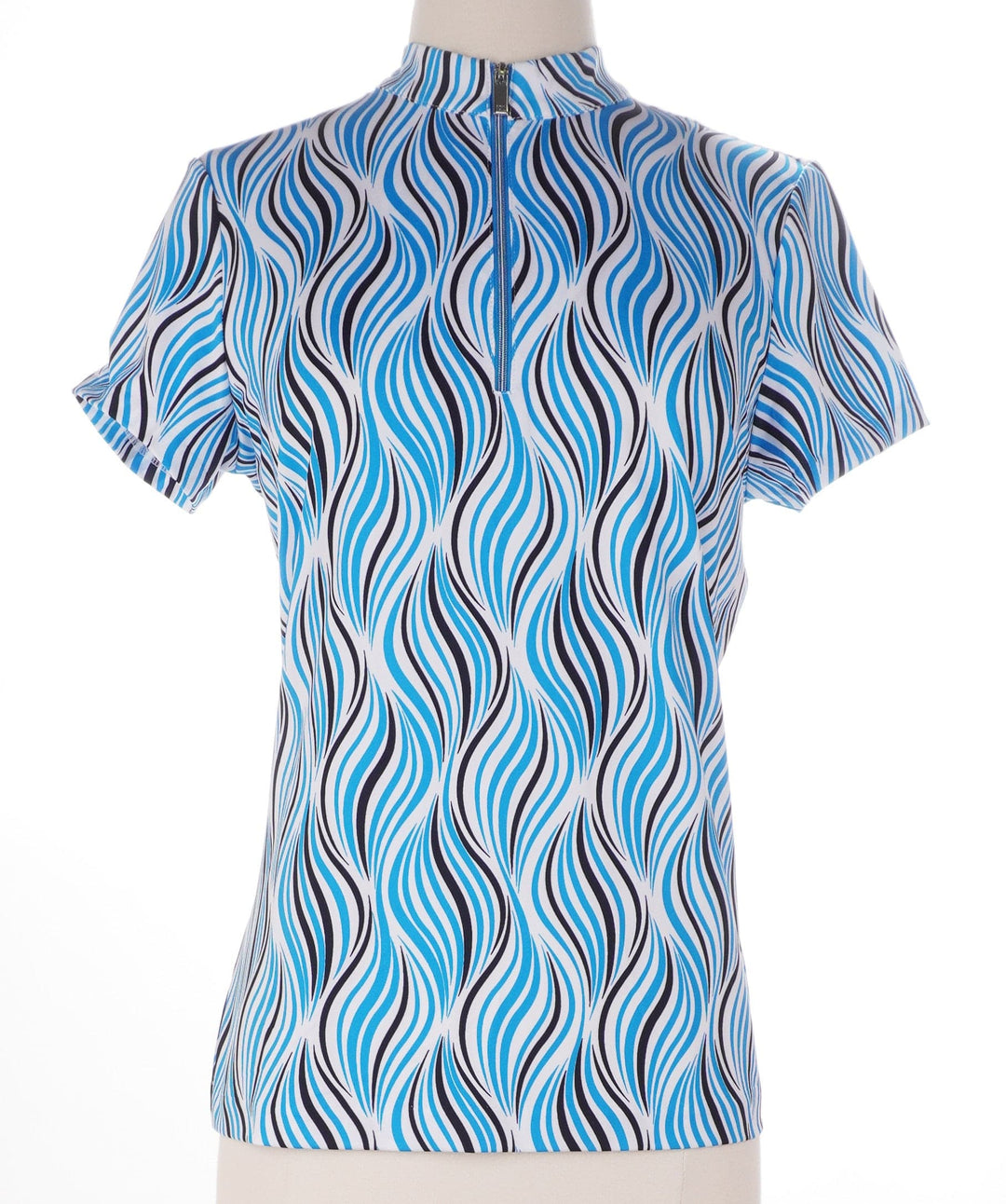 Tail Blue / Small Tail Michelle Short Sleeve Top - Geo Twist - Size Small