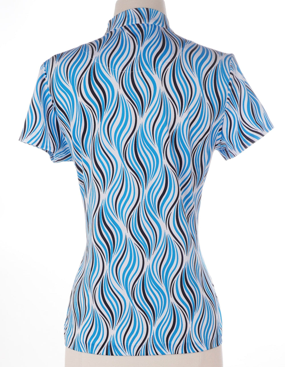 Tail Blue / Small Tail Michelle Short Sleeve Top - Geo Twist - Size Small