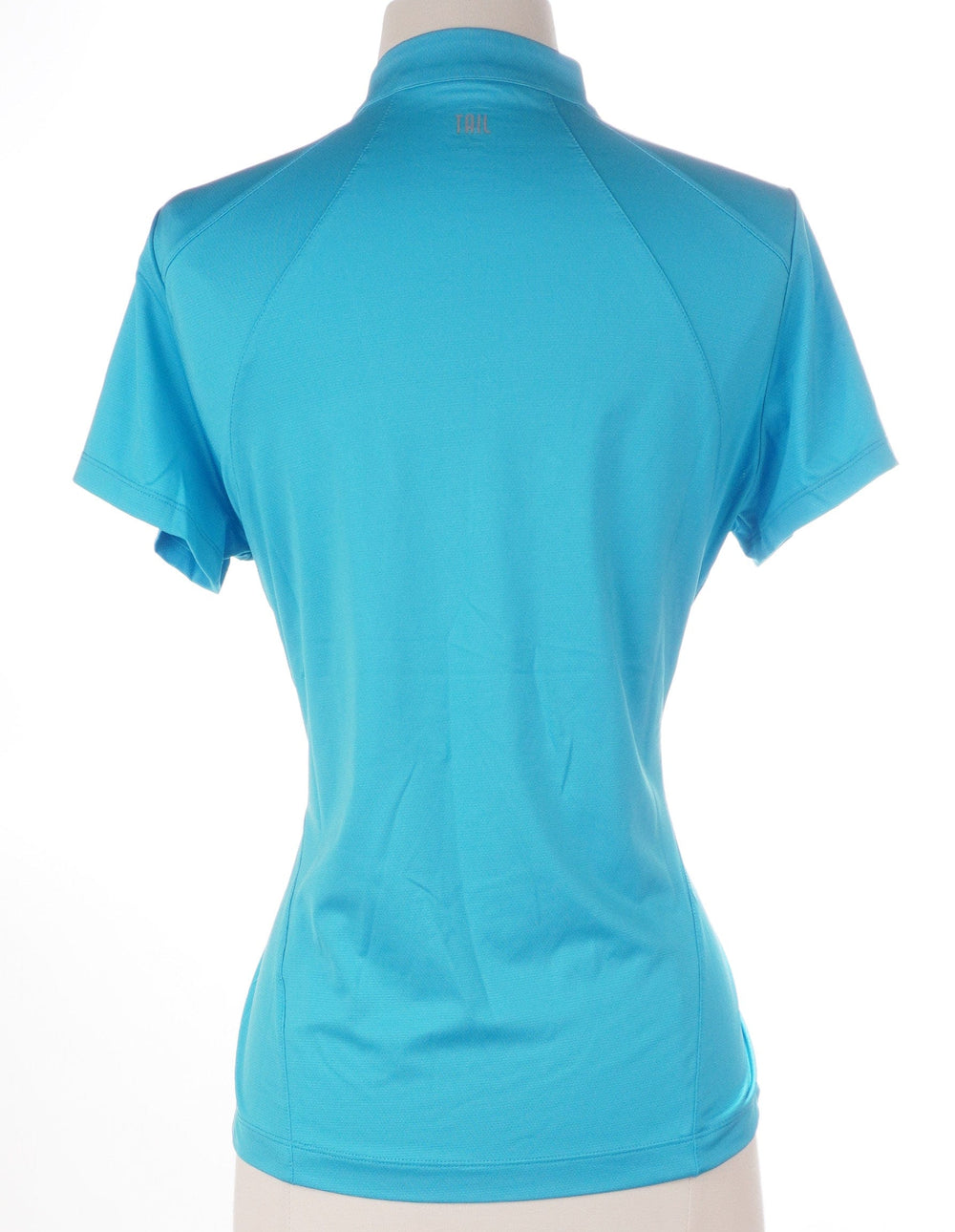 Tail Blue / Small Tail Short Sleeve Top - Blue Atoll - Size Small