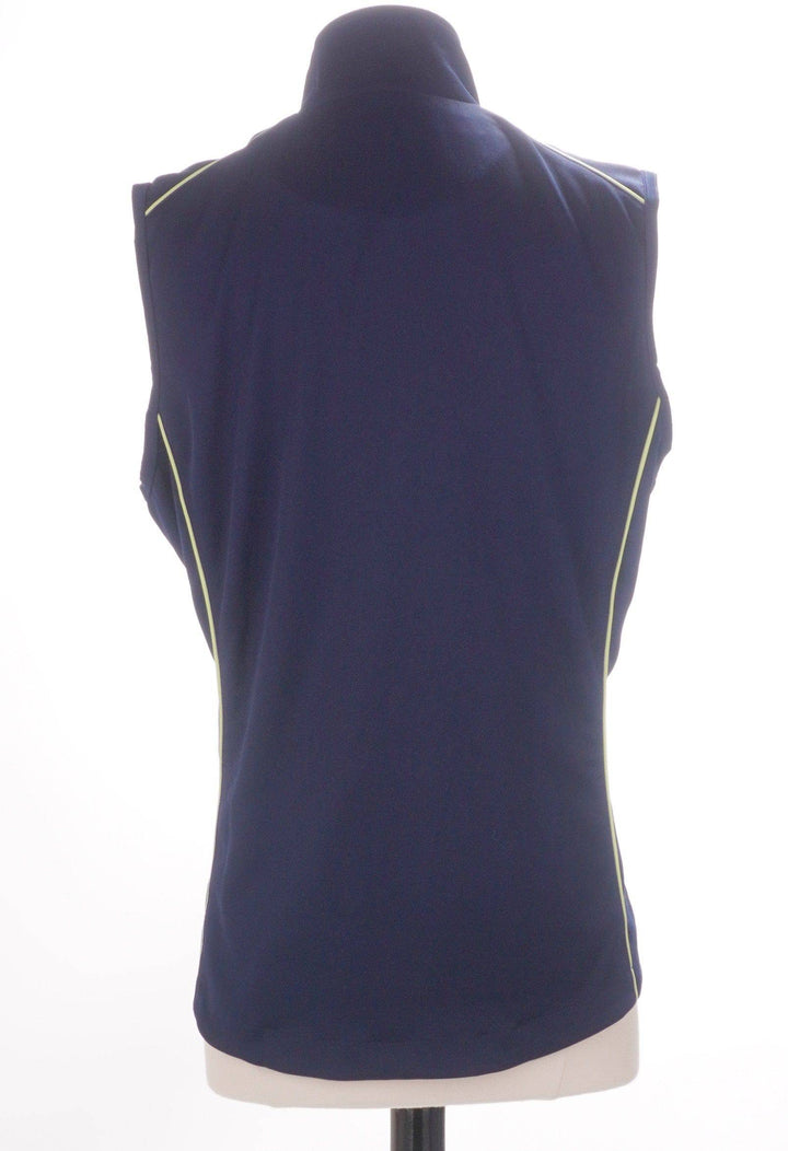 Tail Navy Blue/Green Stripe / Medium / Consigned Tail Sleeveless Vest - Navy Blue - Size Medium