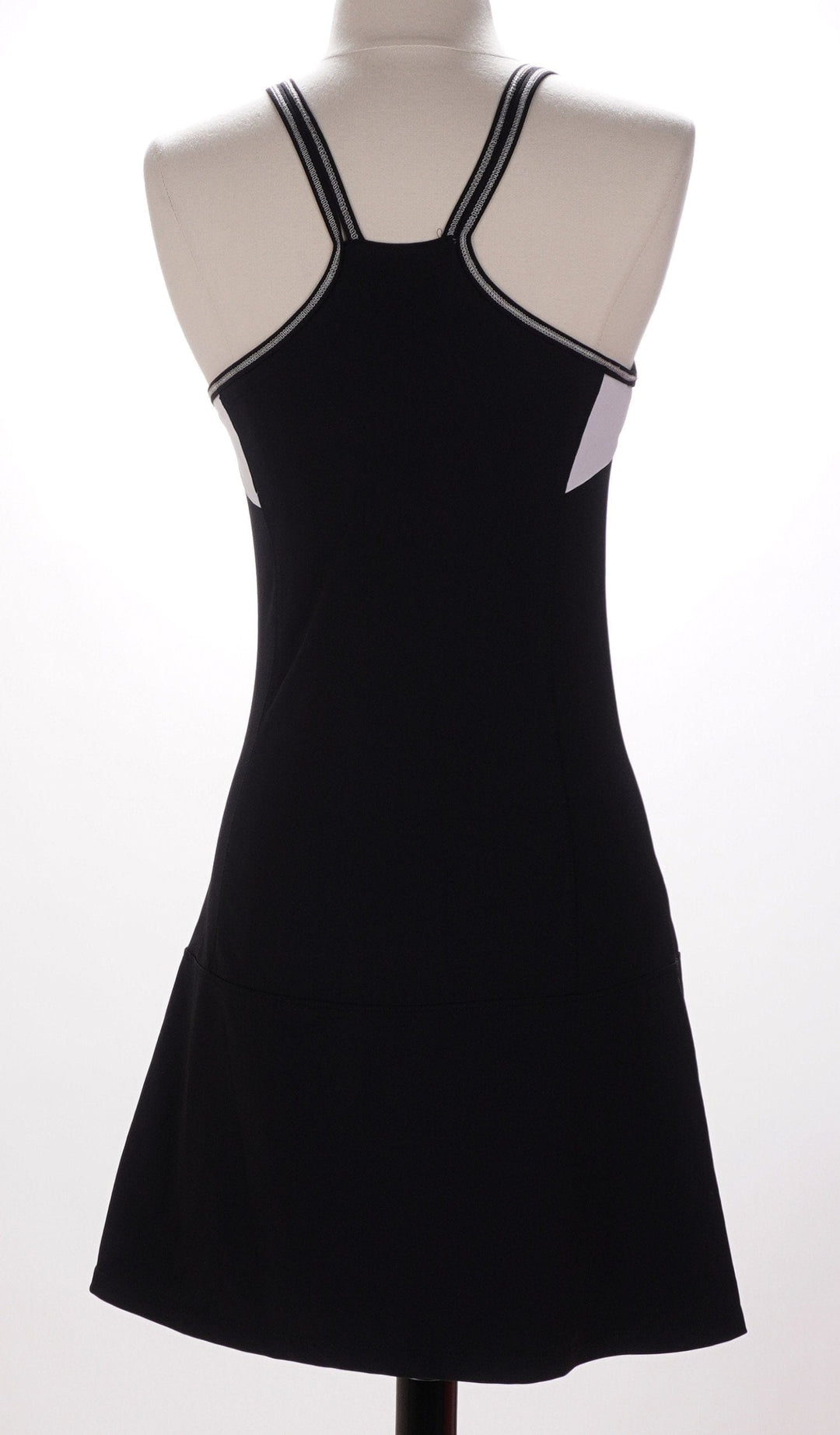 Tail X-Small / Black / Consigned Tail Golf Dress - Black-White-Pink - Size X-Small