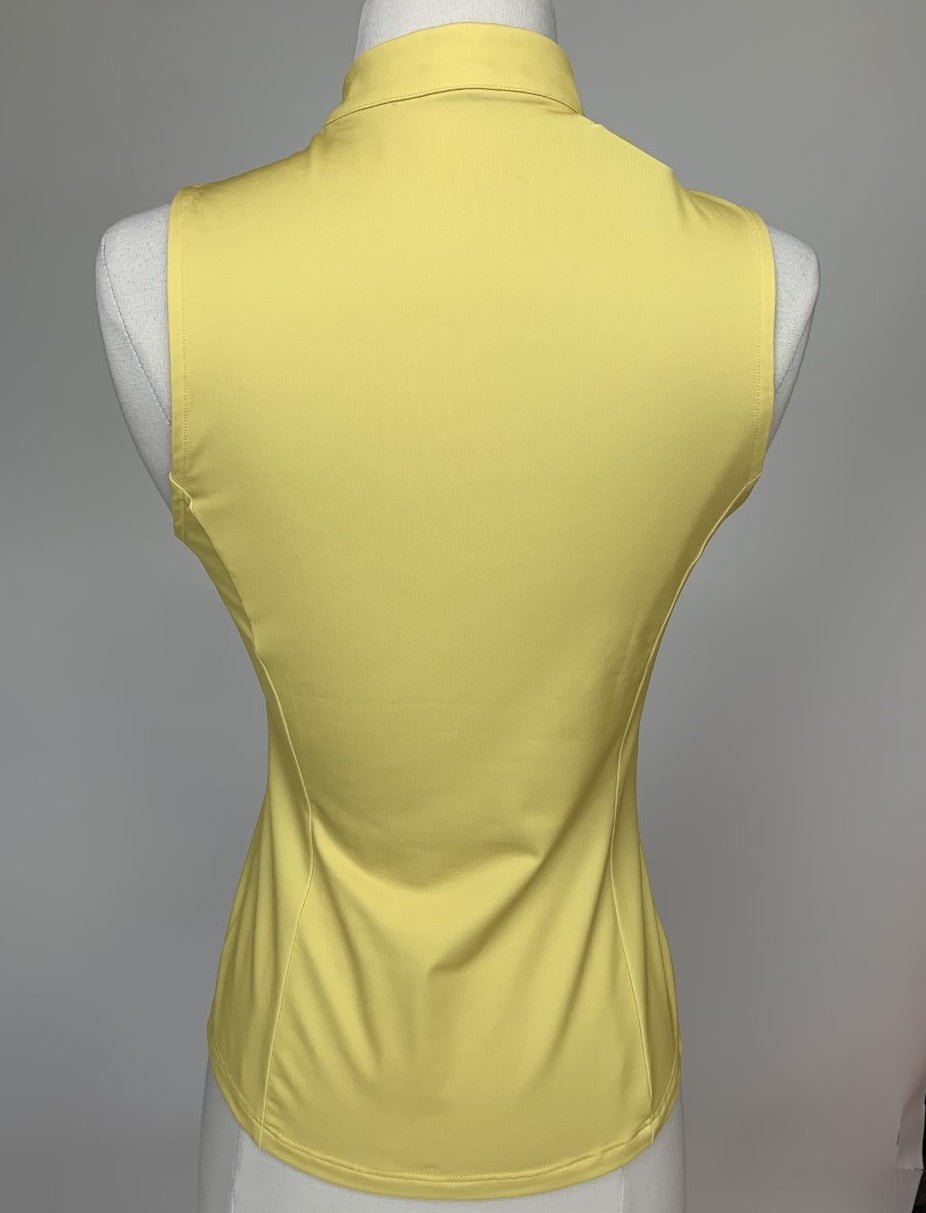 Amy Sport Frontline 2.0 Sleeveless Top - Yellow - All Sizes Petite - Skorzie