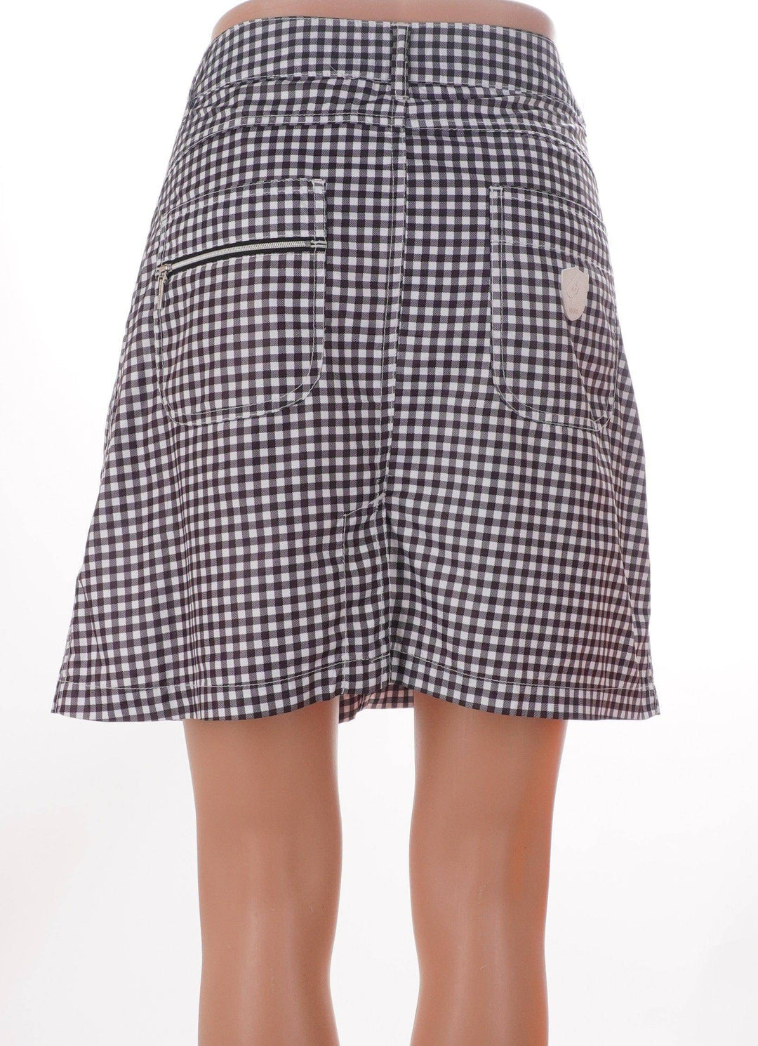 Tommy Bahama Navy Blue / Extra Large / Consigned Daily Sports Skort - White/Brown Checkered - Size 6