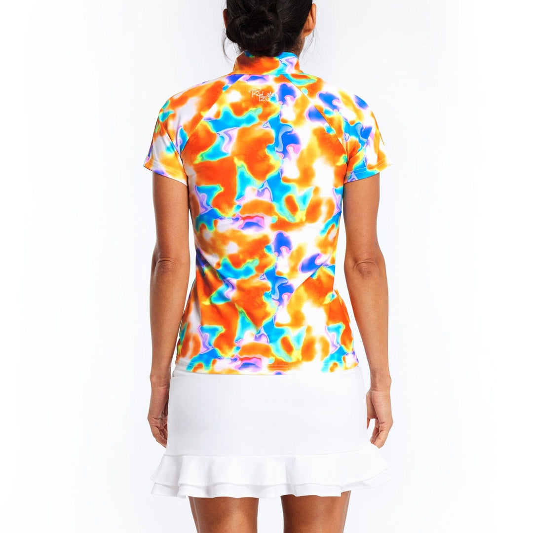 Tzu Tzu Multicolored / Large Tzu Tzu Lucy Short Sleeve Top - Sun's Out