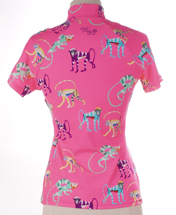 Tzu Tzu Pink / X-Small / Exclusive New Product Tzu Tzu Lucy Short Sleeve Top - Pink Monkey See - Size X-Small