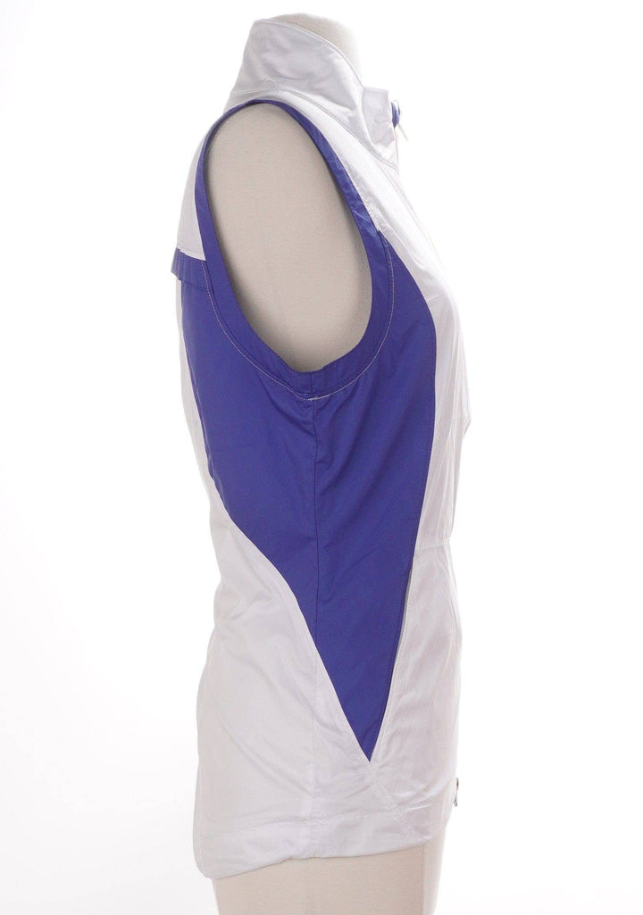 Zero Restriction White/Blue / Medium / Consigned Zero Restriction Sleeveless Vest - White/Blue - Size Medium
